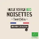 Noisettes BIO Huile Vierge 250Ml France - Etiquette.webp