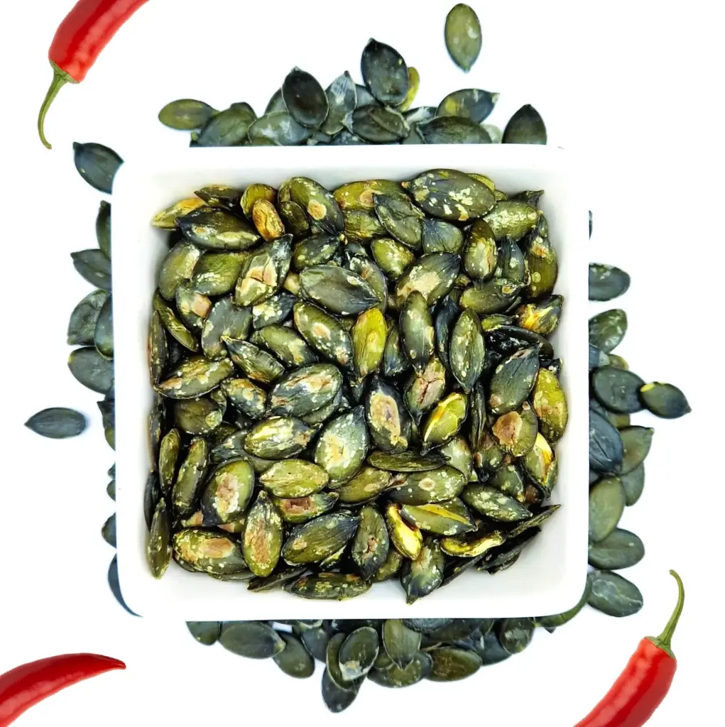 [JGF14] French Organic Pumpkin Seeds Roasted & Cayenne Pepper 230G