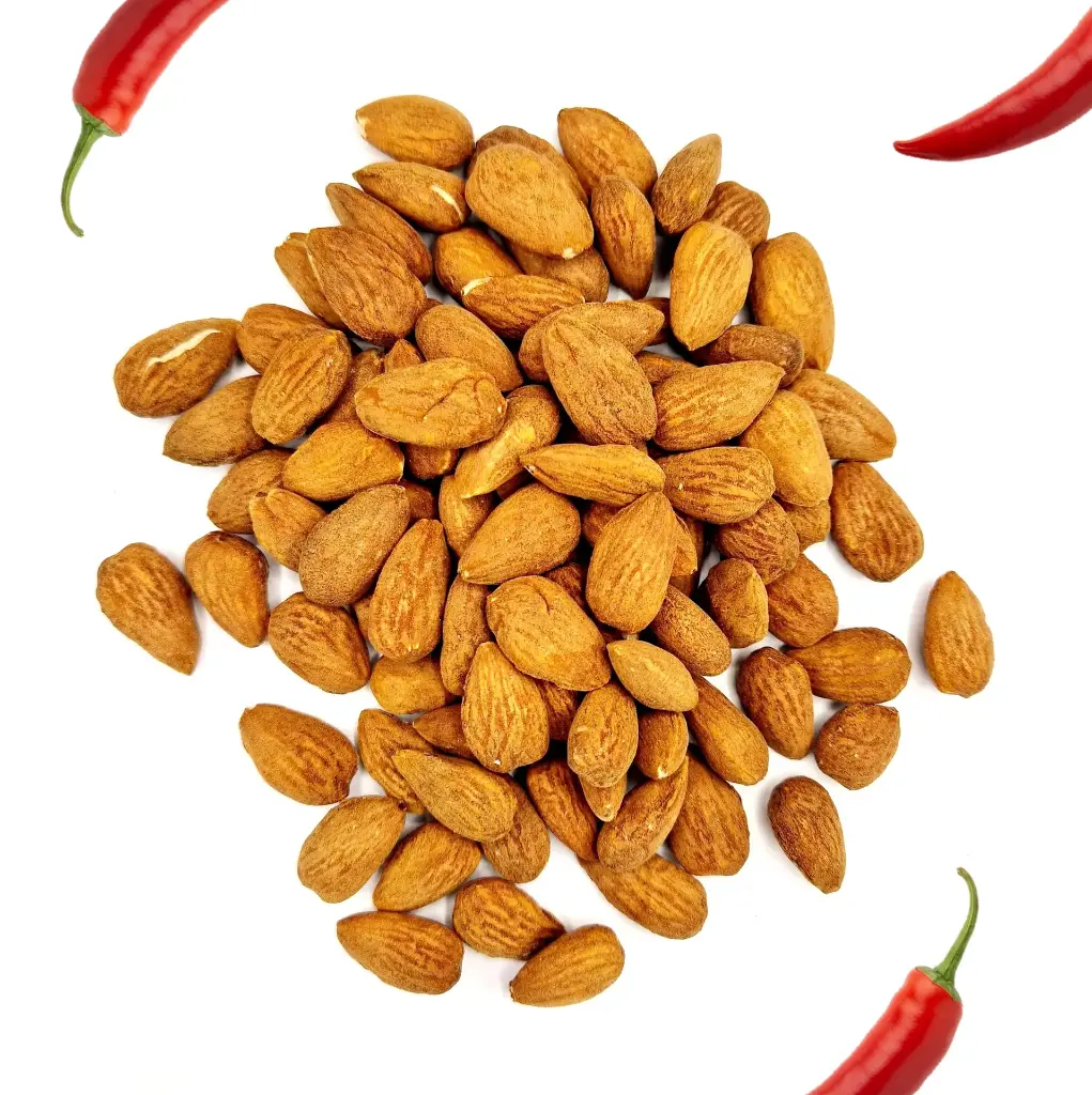 Amandes BIO - Grillées au Piment d'Espelette - 500G