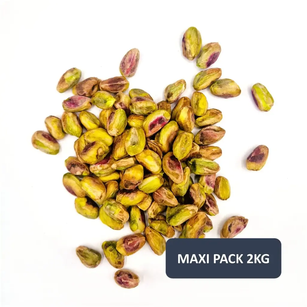 Maxi Pack 2KG - Pistaches BIO Natures – Kerman d’Espagne