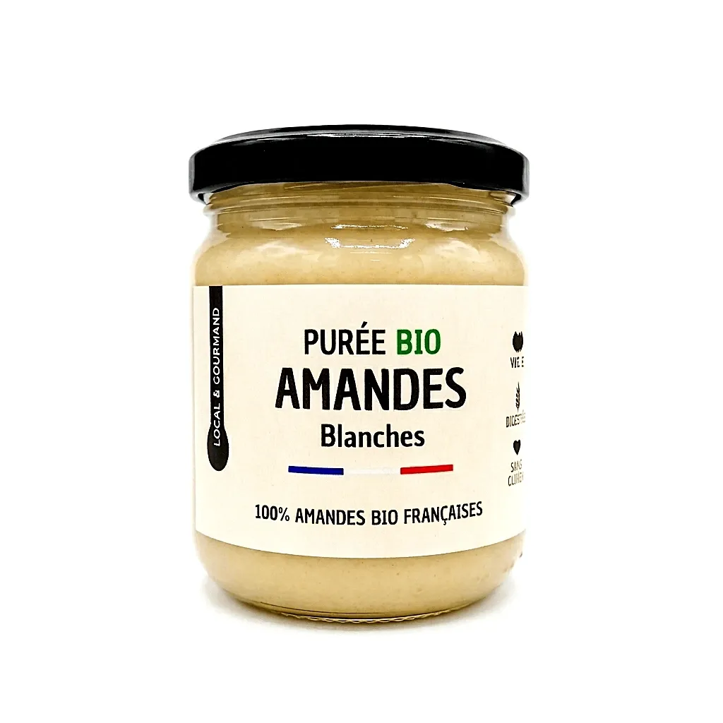 [JGF40] Amandes BIO Blanches 100% - Purée 200G
