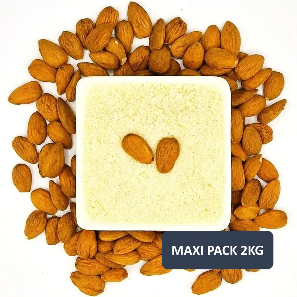 [JGF08b] Maxi Pack 2KG - Amandes BIO - Poudre Blanche Extra Fine