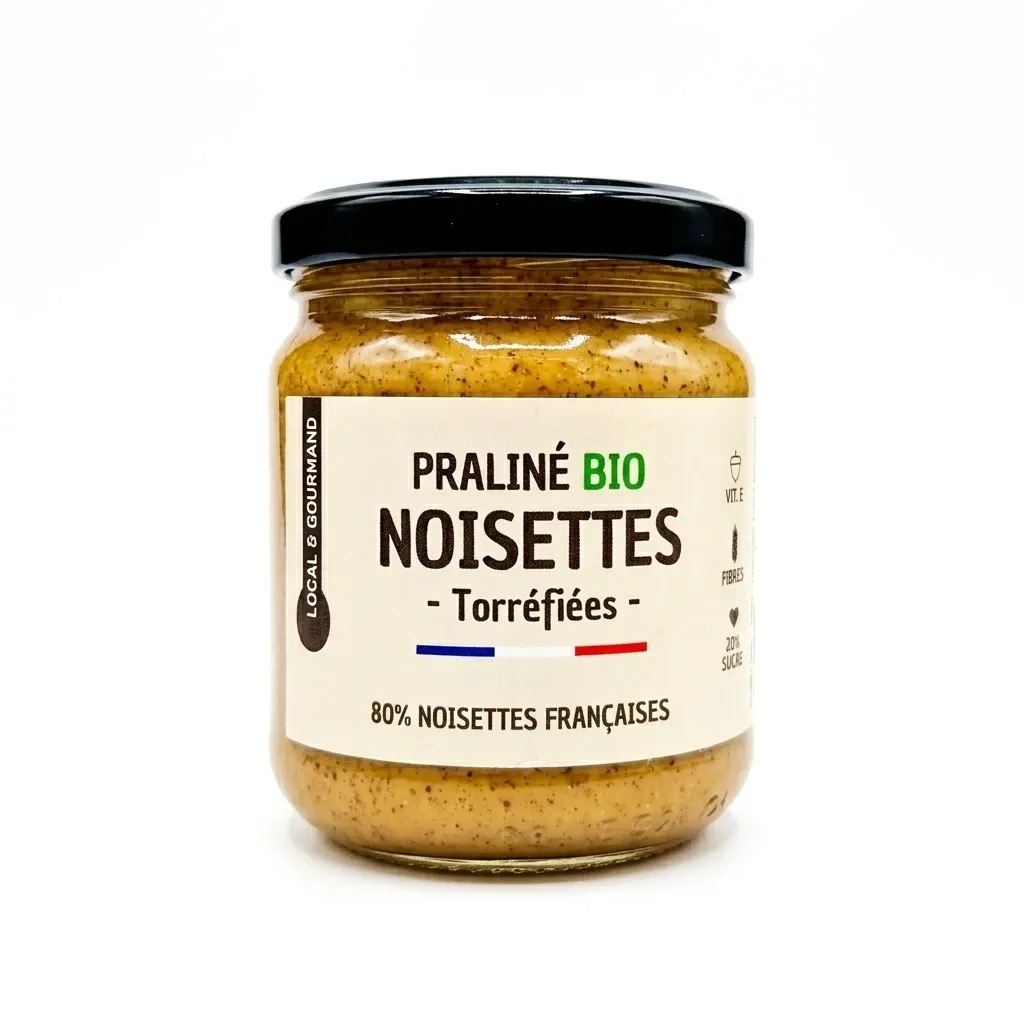 Noisettes BIO 80% - Praliné 200G